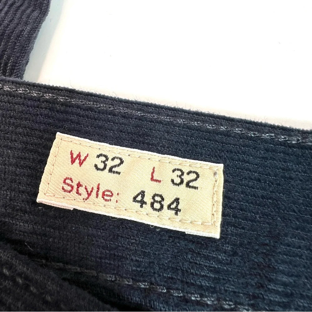 J. Crew 484 Slim-fit Corduroy Pants Navy Size 32x32